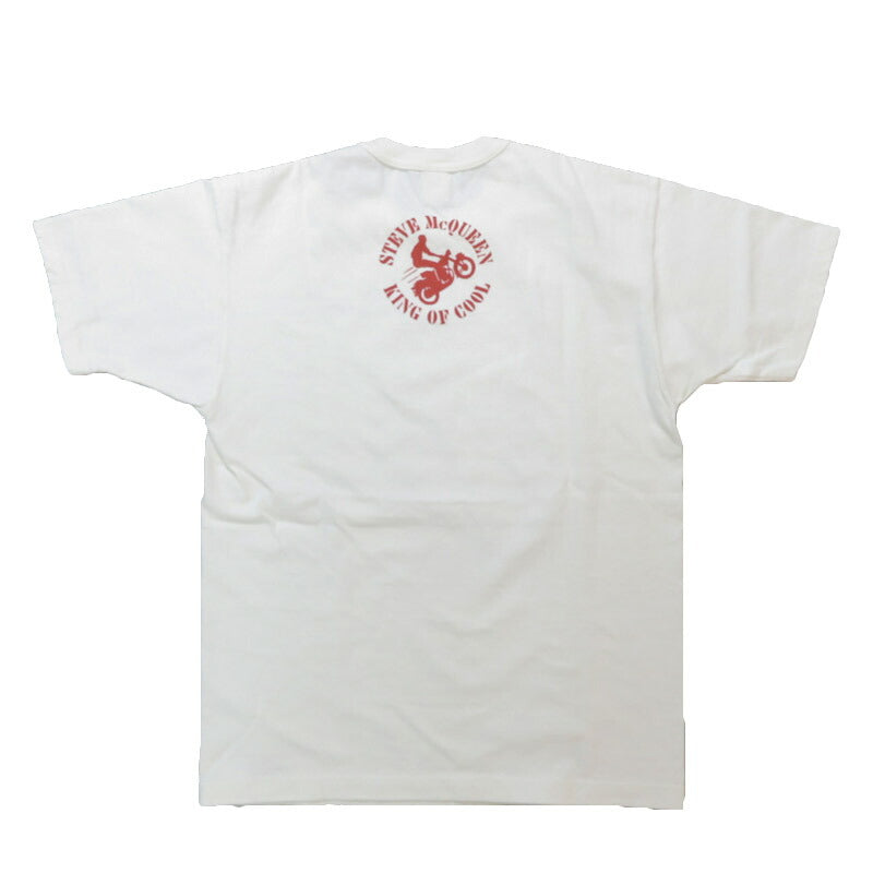 トイズマッコイ  TOYSMcCOY 半袖 TシャツS. McQUEEN TEE " THE GREAT AMERICAN HERO " マックイーン TEE TMC2505
