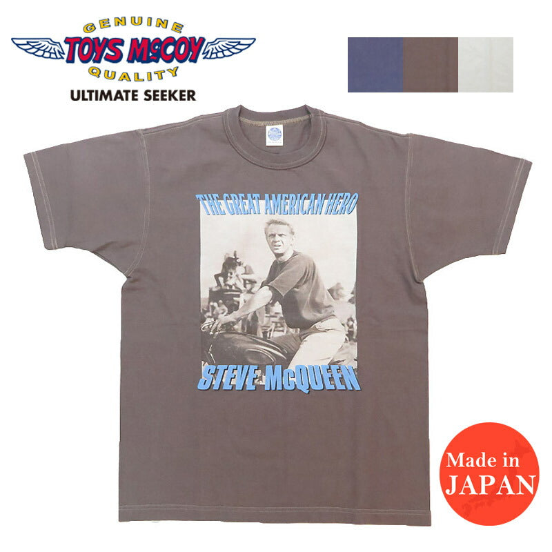 トイズマッコイ  TOYSMcCOY 半袖 TシャツS. McQUEEN TEE " THE GREAT AMERICAN HERO " マックイーン TEE TMC2505