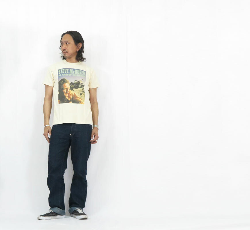 トイズマッコイ  TOYSMcCOY 半袖 Tシャツ " STEVE McQUEEN as HARVEY MUSHMAN " マックイーン TEE tmc2507