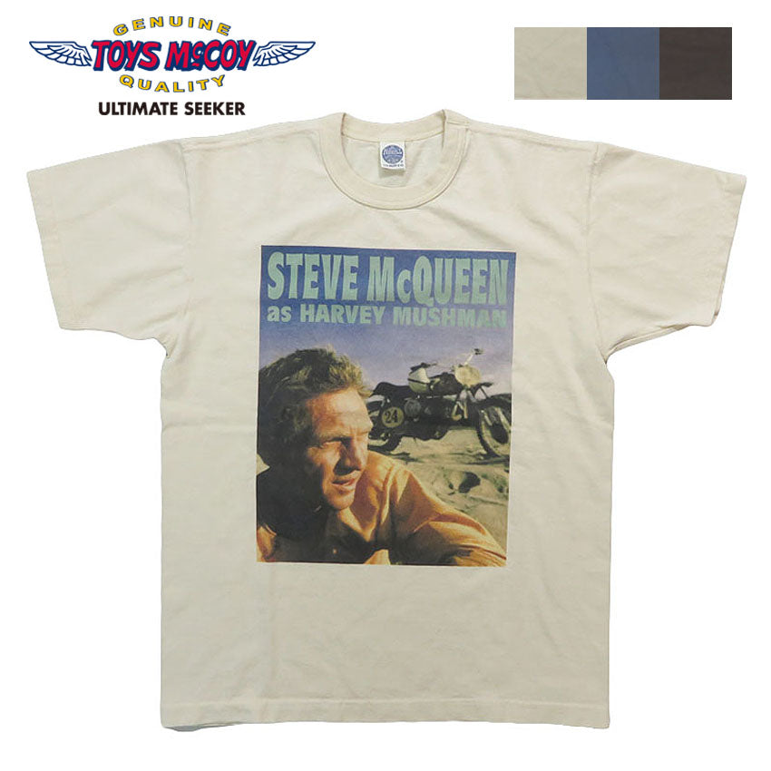 トイズマッコイ  TOYSMcCOY 半袖 Tシャツ " STEVE McQUEEN as HARVEY MUSHMAN " マックイーン TEE tmc2507