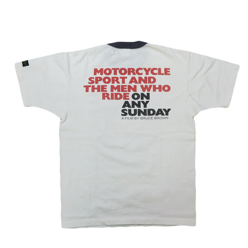 トイズマッコイ TOYS McCOY 半袖 Tシャツ" ON ANY SUNDAY 71 "マックイーン TEE TMC2510