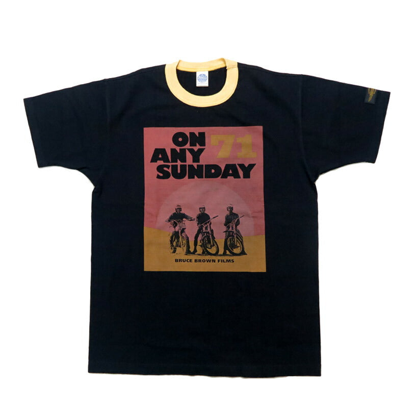 トイズマッコイ TOYS McCOY 半袖 Tシャツ" ON ANY SUNDAY 71 "マックイーン TEE TMC2510