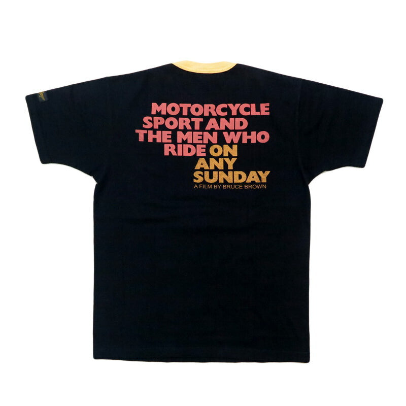 トイズマッコイ TOYS McCOY 半袖 Tシャツ" ON ANY SUNDAY 71 "マックイーン TEE TMC2510