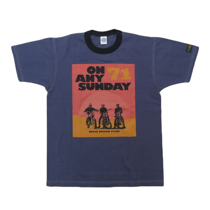 トイズマッコイ TOYS McCOY 半袖 Tシャツ" ON ANY SUNDAY 71 "マックイーン TEE TMC2510