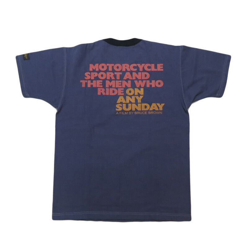 トイズマッコイ TOYS McCOY 半袖 Tシャツ" ON ANY SUNDAY 71 "マックイーン TEE TMC2510