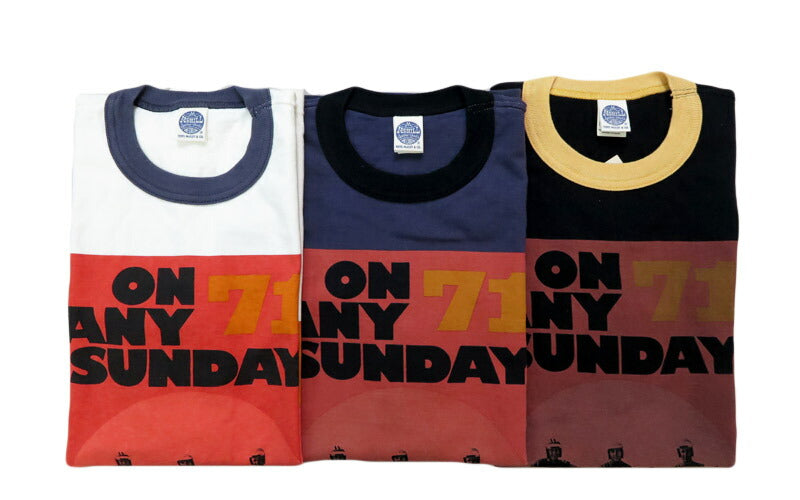 トイズマッコイ TOYS McCOY 半袖 Tシャツ" ON ANY SUNDAY 71 "マックイーン TEE TMC2510