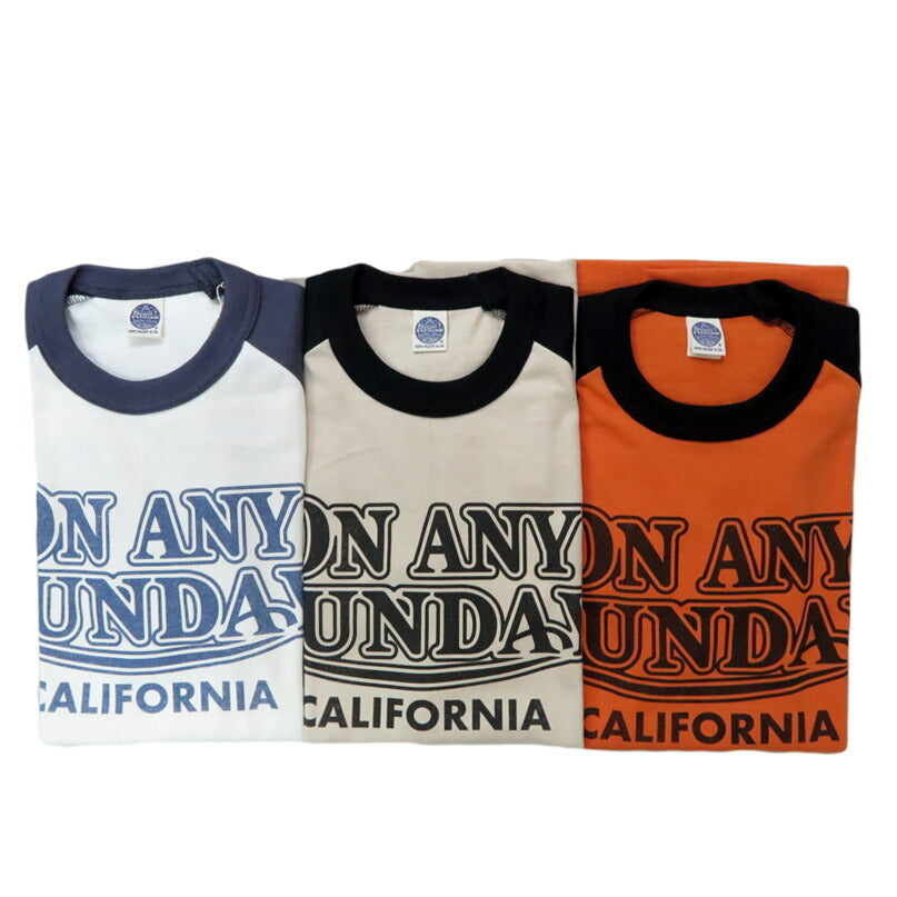 トイズマッコイ TOYS McCOY  半袖 Tシャツ ON ANY SUNDAY TEE " ON ANY SUNDAY CALIF. " TMC2511