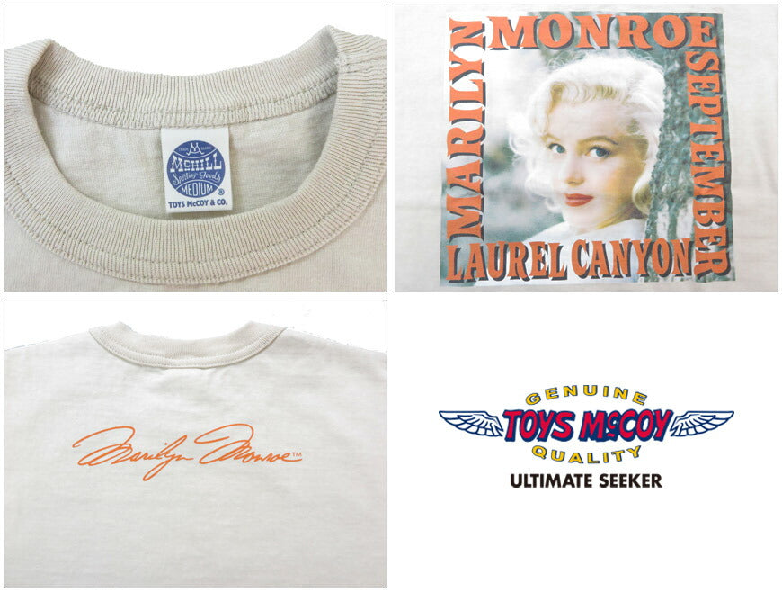 トイズマッコイTOYSMcCOY 半袖 Tシャツ MARILYN MONROE TEE マリリンモンロー  tmc2512 【2025年春夏新作】
