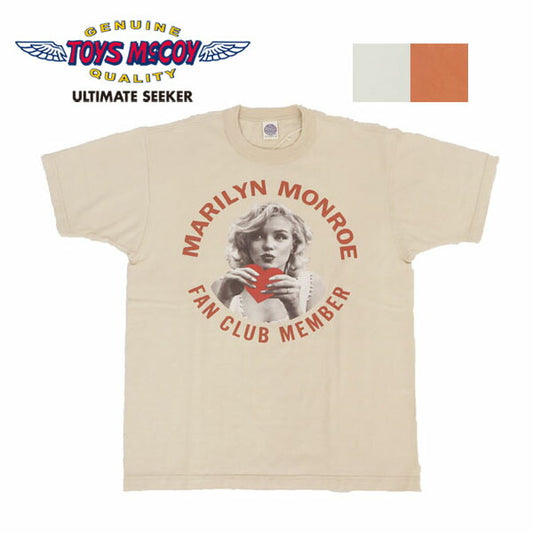 トイズマッコイ TOYSMcCOY 半袖 Tシャツ MARILYN MONROE TEE FAN CLUB MEMBER マリリンモンロー tmc2513