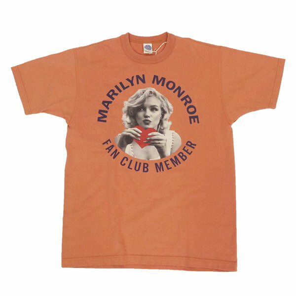 トイズマッコイ TOYSMcCOY เสื้อยืดคอกลมแขนสั้น MARILYN MONROE TEE FAN CLUB MEMBER มาริลิน มอนโร tmc2513