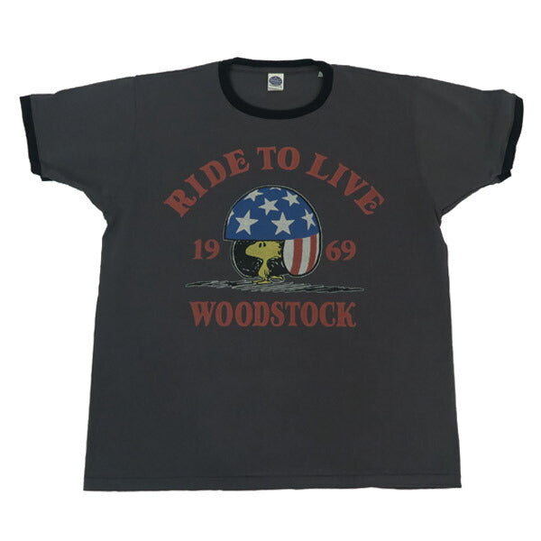 トイズマッコイTOYSMcCOY 半袖 Tシャツ MOTORCYCLE TEE WOODSTOCK RIDE TO LIVE 1969 TMC2522