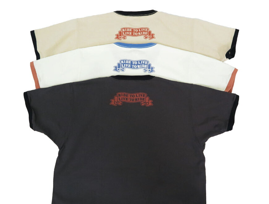 トイズマッコイTOYSMcCOY 半袖 Tシャツ MOTORCYCLE TEE WOODSTOCK RIDE TO LIVE 1969 TMC2522
