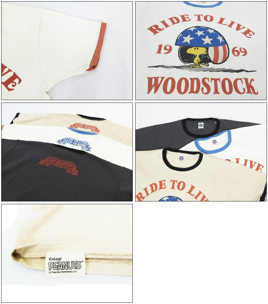 トイズマッコイTOYSMcCOY 半袖 Tシャツ MOTORCYCLE TEE WOODSTOCK RIDE TO LIVE 1969 TMC2522