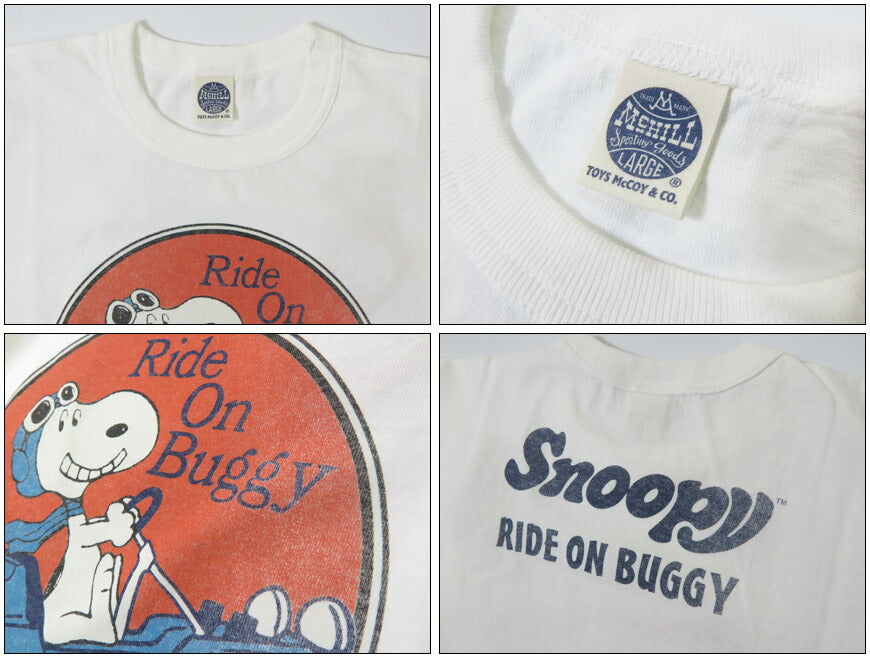 トイズマッコイ TOYSMcCOY  半袖 Tシャツ SNOOPY スヌーピー “RIDE ON BUGGY” TMC2526