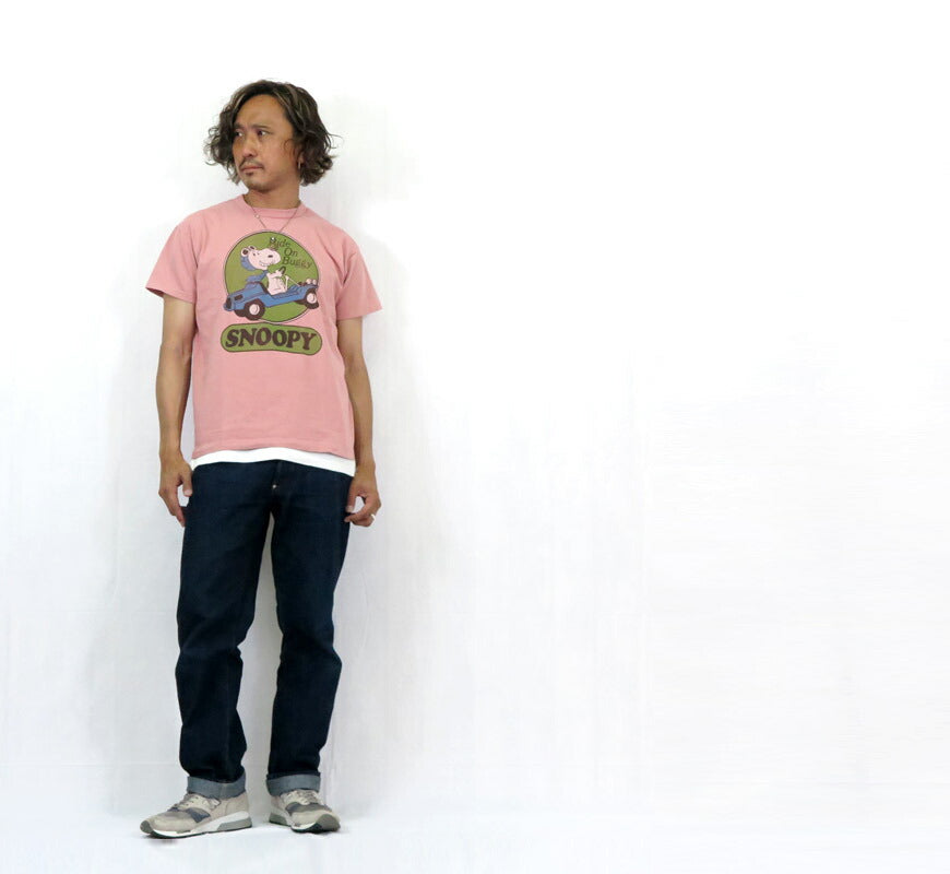 トイズマッコイ TOYSMcCOY  半袖 Tシャツ SNOOPY スヌーピー “RIDE ON BUGGY” TMC2526