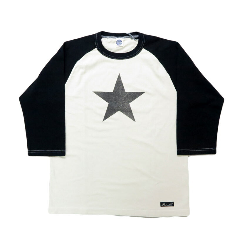 トイズマッコイ TOYS McCOY 6分袖 ラグランスリーブ Tシャツ CROPPED RAGLAN TEE "DURABLE ONE STAR "  TMC2534