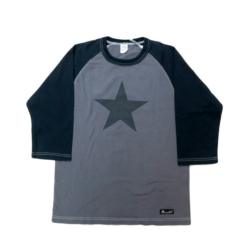 トイズマッコイ TOYS McCOY 6分袖 ラグランスリーブ Tシャツ CROPPED RAGLAN TEE "DURABLE ONE STAR "  TMC2534