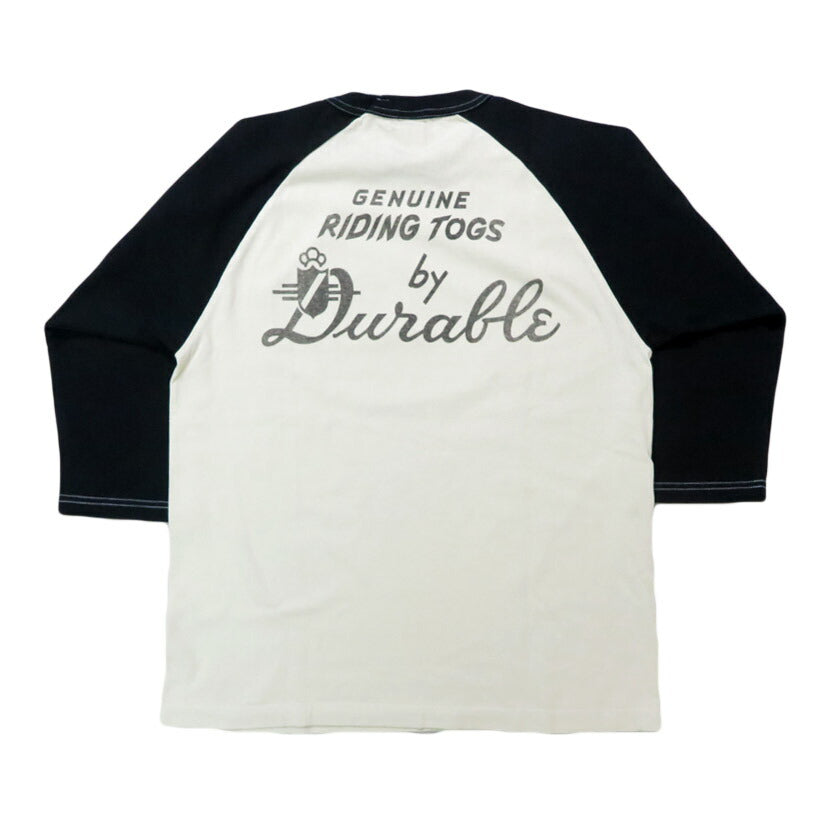 トイズマッコイ TOYS McCOY 6分袖 ラグランスリーブ Tシャツ CROPPED RAGLAN TEE "DURABLE ONE STAR "  TMC2534