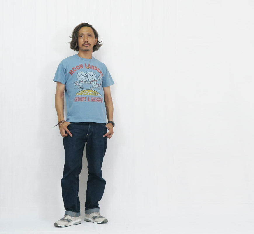 トイズマッコイ TOYSMcCOY  半袖 Tシャツ スヌーピー SNOOPY TEE “MOON LANDERS” TMC2538