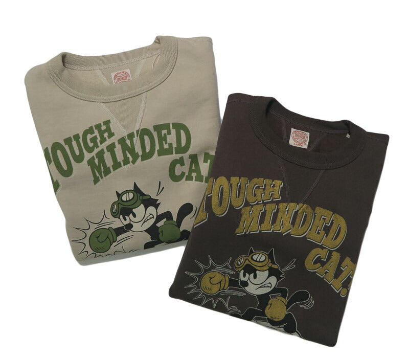 トイズマッコイ TOYS McCOY 長袖 クルーネック スウェット ヘヴィ―ウェイト FELIX THE CAT "TOUGH MINDED CAT!" フェリックス TMC2547