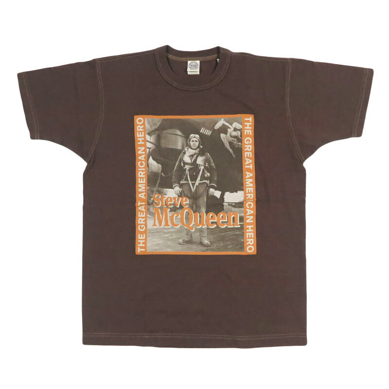 トイズマッコイ TOYS McCOY 半袖 Tシャツ S. McQUEEN TEE " THE GREAT AMERICAN HERO "  TMC2606【2026年春夏新作】