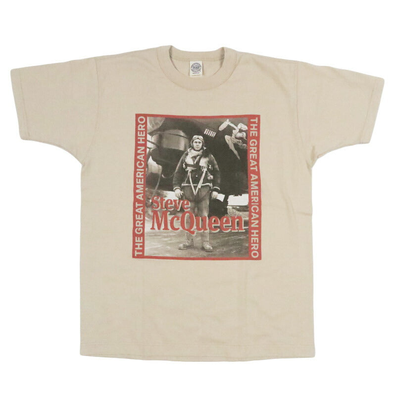 トイズマッコイ TOYS McCOY 半袖 Tシャツ S. McQUEEN TEE " THE GREAT AMERICAN HERO "  TMC2606【2026年春夏新作】
