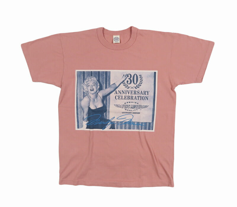 トイズマッコイ TOYS McCOY เสื้อยืดแขนสั้น MARILYN MONROE TEE "CELEBRATION" รุ่นครบรอบ 30 ปี TMC2610【คอลเลกชันฤดูใบไม้ผลิ/ฤดูร้อน 2026】