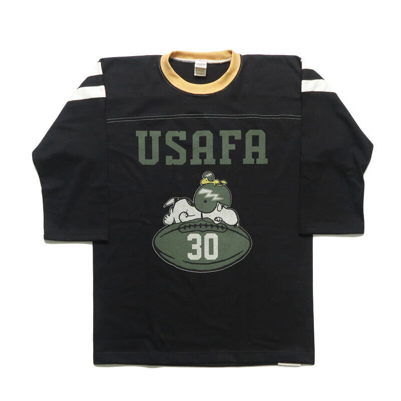 トイズマッコイTOYSMcCOY 半袖 五分袖 スヌーピー Tシャツ SNOOPY FOOTBALL SHIRT " USAFA 30 " TMC2611【2026年春夏新作】
