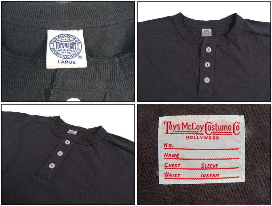 トイズマッコイ TOYS McCOY 半袖 ヘンリーネックTシャツ THE GREAT AMERICAN HERO UNION SHIRT  TMC2614 【2026年春夏新作】