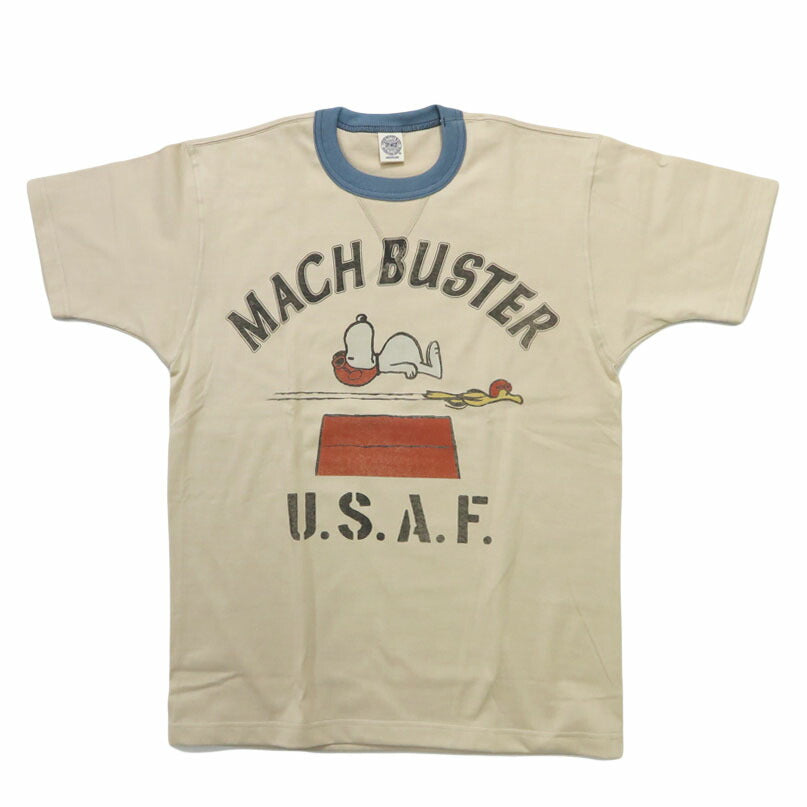 トイズマッコイ TOYSMcCOY 半袖 Tシャツ スヌーピー PEANUTS TEE SNOOPY " MACH BUSTER U.S.A.F. " TMC2627 【2026年春夏新作】