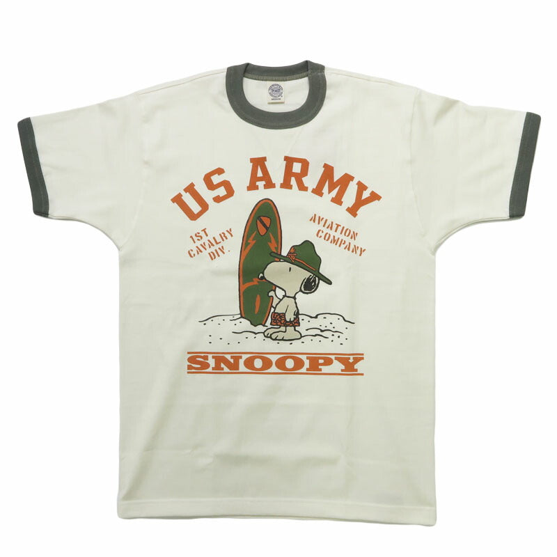 TOYSMcCOY TOYSMcCOY Kurzarm T-Shirt Snoopy PEANUTS TEE SNOOPY „U S ARMY“ TMC2629 【Frühjahr/Sommer 2026 Neuerscheinung】