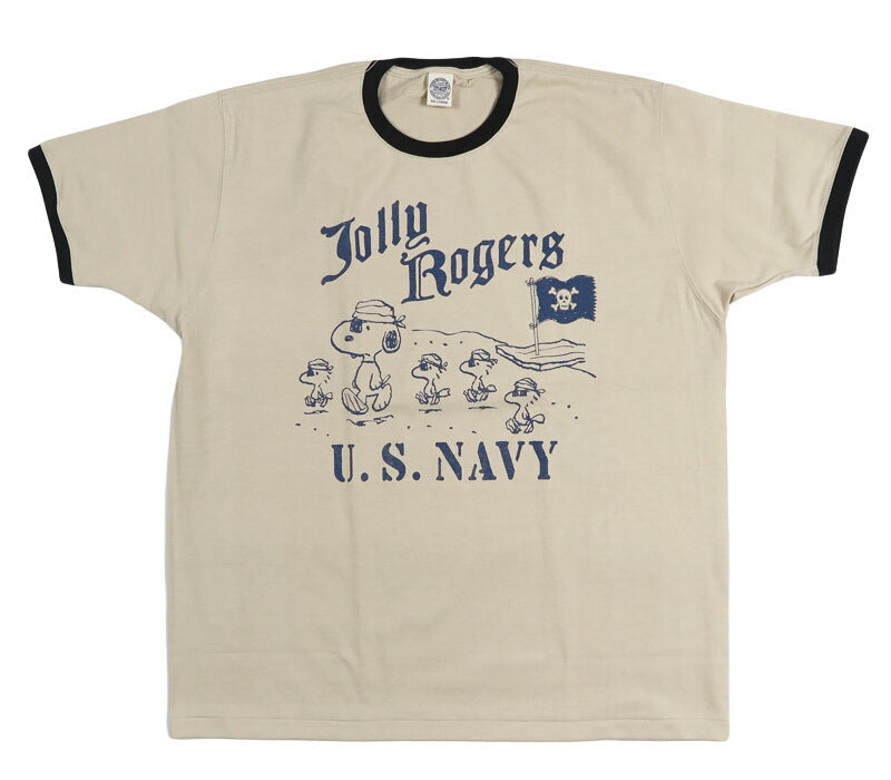 トイズマッコイTOYSMcCOY 半袖 Tシャツ JOHNNY RINGER PEANUTS TEE SNOOPY " JOLLY ROGERS " TMC2630【2026年春夏新作】