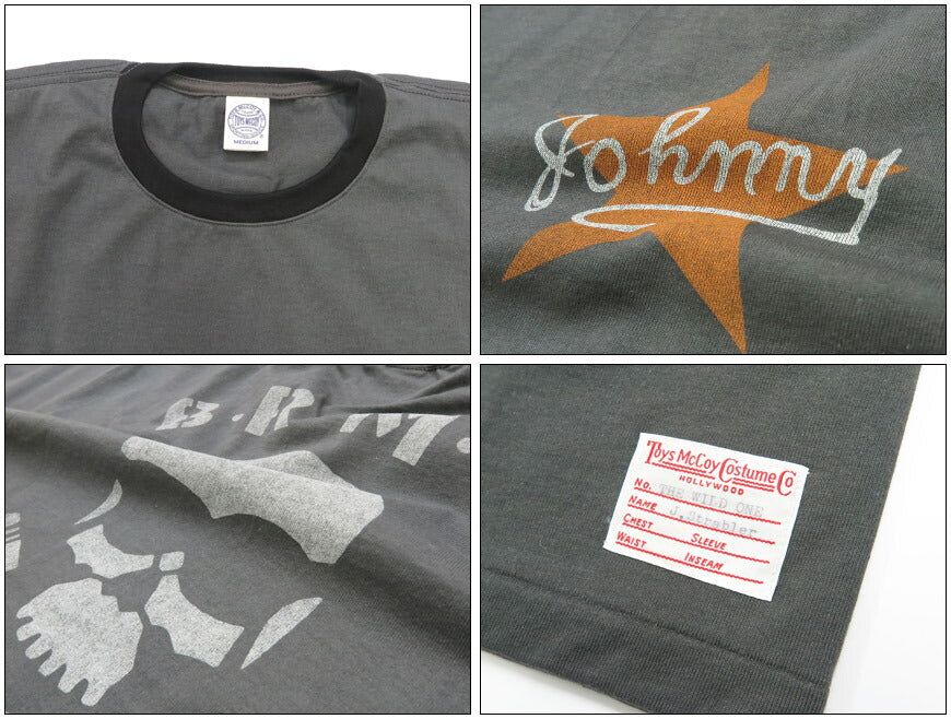 トイズマッコイTOYSMcCOY 半袖 Tシャツ リンガーT JOHNNY RINGER TEE