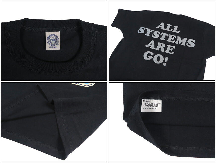 トイズマッコイTOYSMcCOY 半袖 Tシャツ スヌーピーPEANUTS TEE SNOOPY “MISSION CONTROL!!”