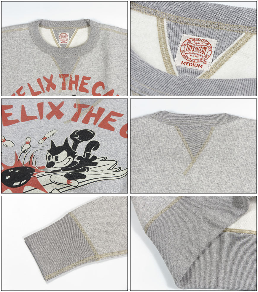 トイズマッコイ TOYS McCOY 長袖 クルーネック スウェット HEAVYWEIGHT SWEAT SHIRT FELIX THE CAT