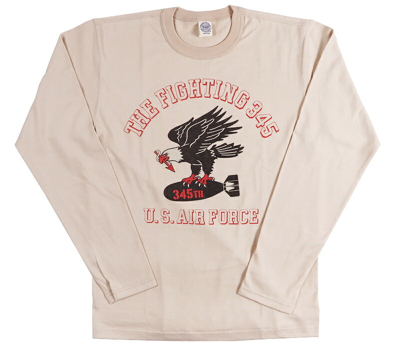 トイズマッコイ TOYS McCOY 長袖 Tシャツ U.S.AIR FORCE THE FIGHTING 345 TMC2644【2026年秋冬新作】