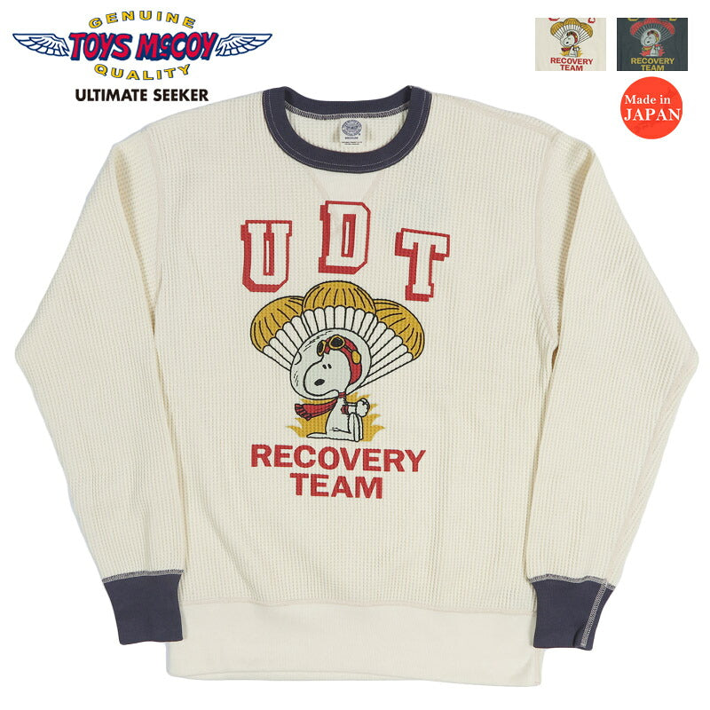 トイズマッコイTOYSMcCOY サーマル 長袖 Tシャツ BIG WAFFLE CREW NECK SHIRT SNOOPY
