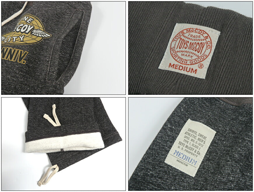 トイズマッコイ TOYS McCOY 30th ヘヴィーウェイトスウェットパンツ SWEAT PANTS HEAVYWEIGHT BLACK HEATHER TOYS McCOY 30TH ANNIVERSARY TMC2662【2026年秋冬新作】