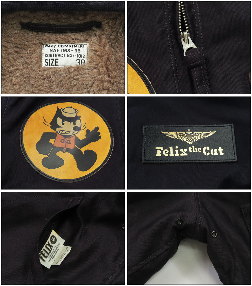 トイズマッコイ TOYS McCOY グランドクルー デッキジャケット FELIX THE CAT 1919 フィリックス ザ キャット NAVAL AVIATION TMJ2421