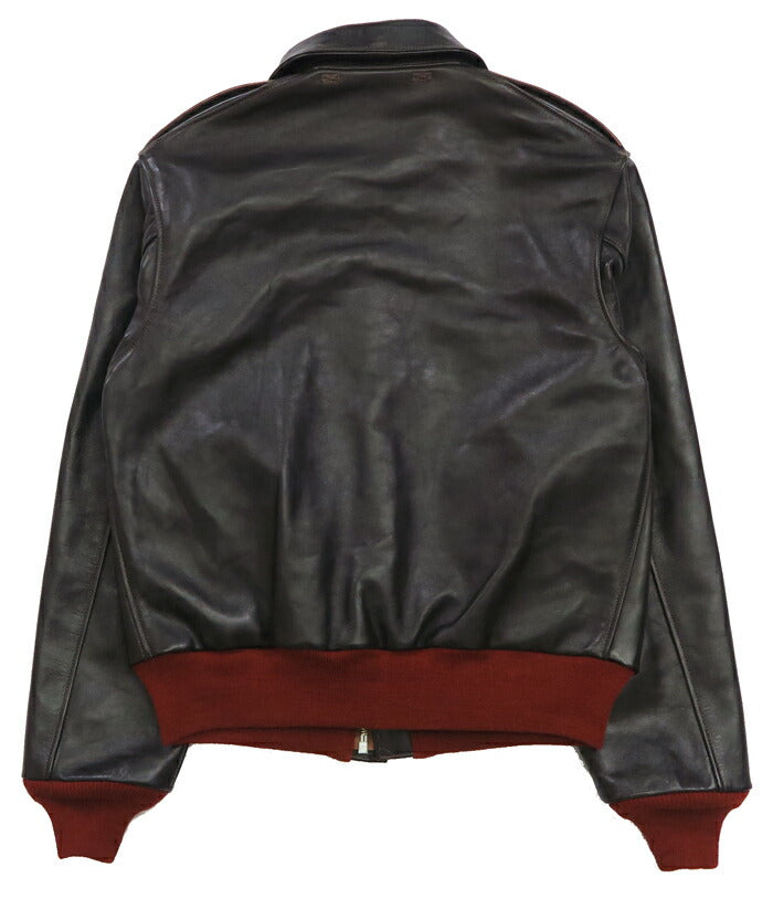 トイズマッコイ TOYS McCOY A-2 レザー フライトジャケット 赤リブ RED RIBBED ホースハイド 馬革 TMJ2422