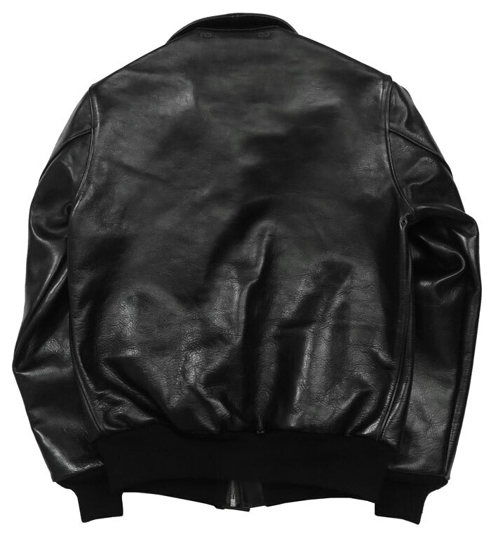 トイズマッコイ TOYS McCOY ブラック A-2 レザー フライトジャケット RWA CLOTHING CO. BLACK VER. RED LINING ホースハイド 馬革 TMJ2506