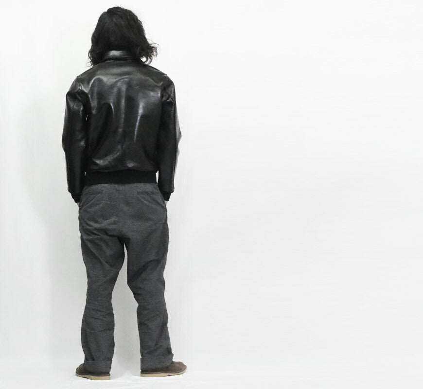 トイズマッコイ TOYS McCOY ブラック A-2 レザー フライトジャケット RWA CLOTHING CO. BLACK VER. RED LINING ホースハイド 馬革 TMJ2506