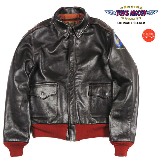 토이즈맥코이 TOYS McCOY A-2 레드 립 가죽 플라이트 재킷 TOYS McCOY MFG. CO. 호스하이드 말가죽 TMJ2606 [2026년 봄/여름 신작]