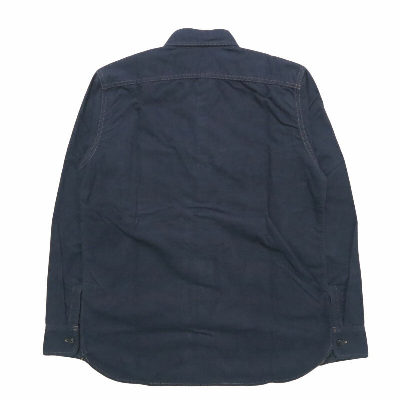 ทอยส์แมคคอย TOYS McCOY เสื้อเชิ้ตทำงานผ้าฟลานเนลแขนยาว สีพื้น COTTON FLANNEL SIDEWINDER SHIRT TMS2509