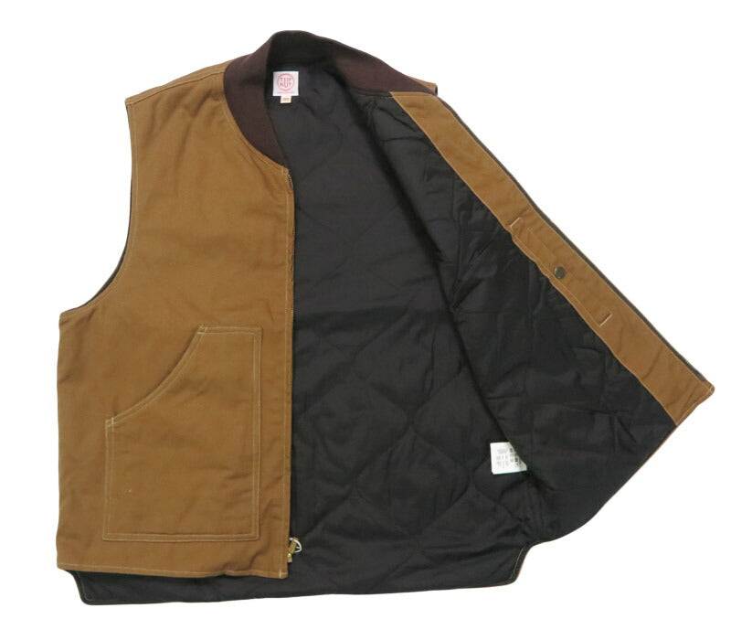 TUF-NUT タフナッツ เสื้อกั๊กผ้าฝ้ายดัค 12.5oz SUGAR CANE TN15803