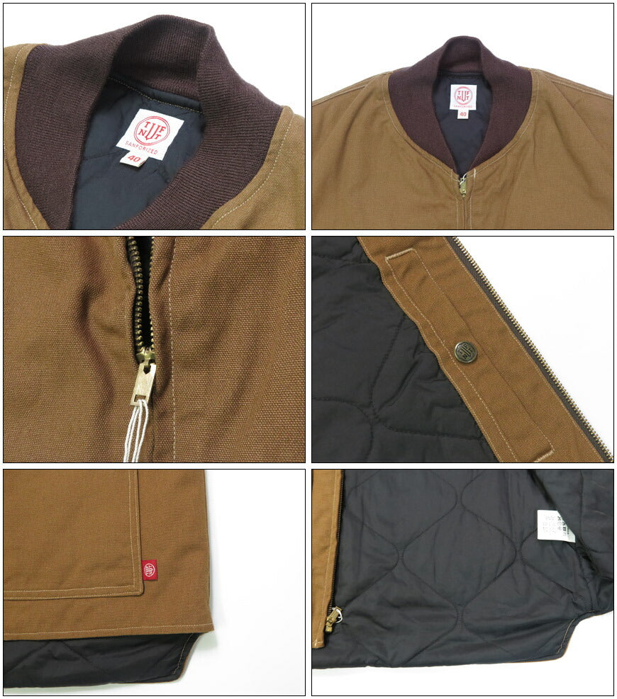 TUF-NUT タフナッツ เสื้อกั๊กผ้าฝ้ายดัค 12.5oz SUGAR CANE TN15803