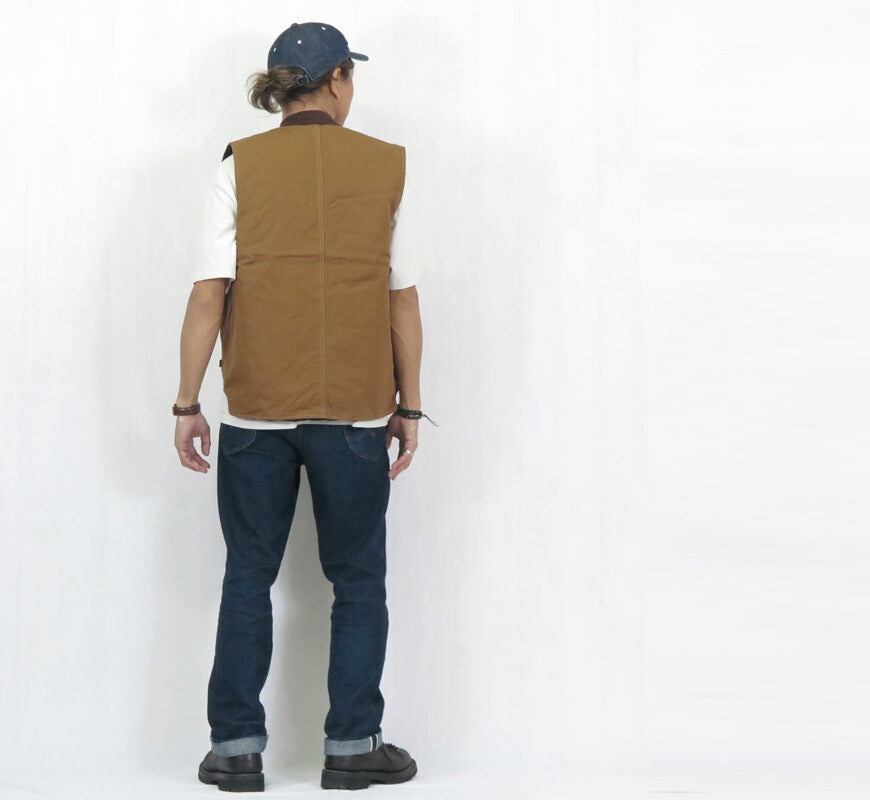 TUF-NUT タフナッツ เสื้อกั๊กผ้าฝ้ายดัค 12.5oz SUGAR CANE TN15803