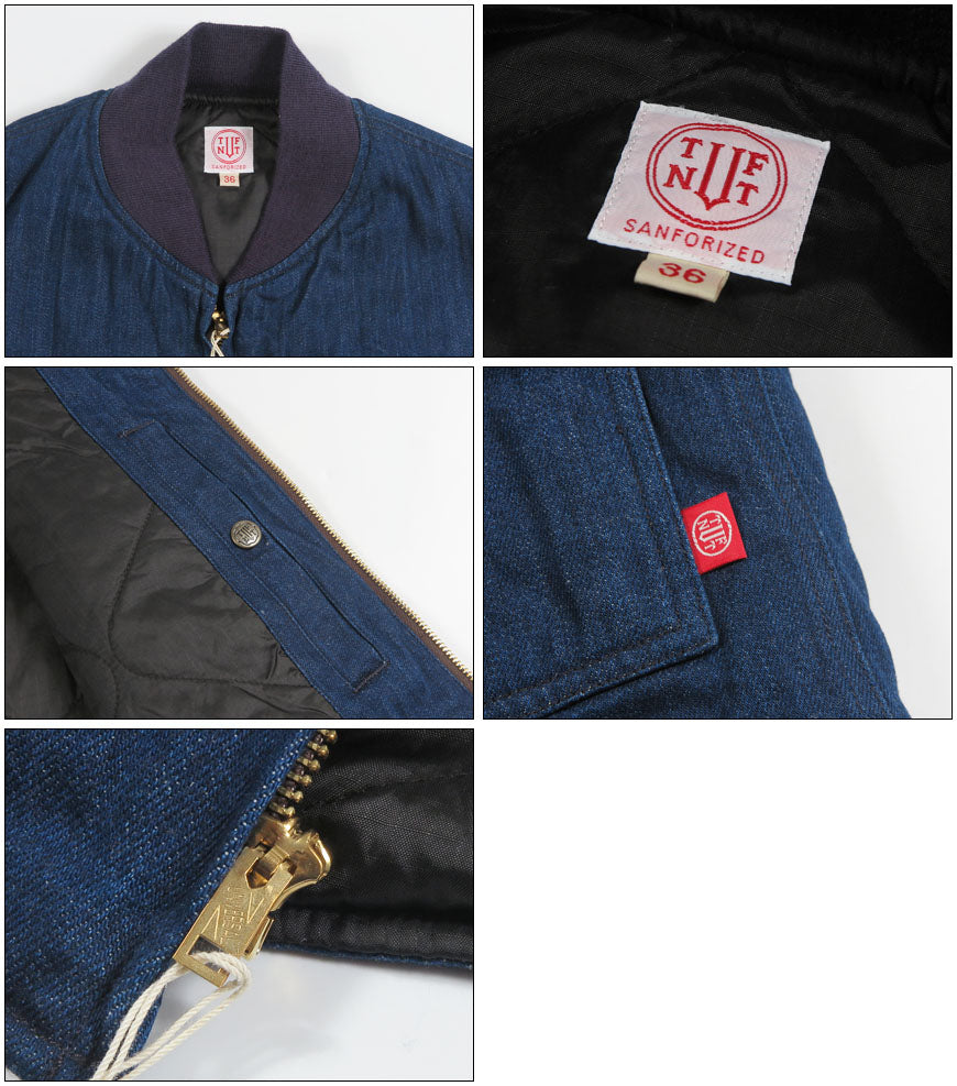 TUF-NUT タフナッツ 10.5oz. DENIM WORK VEST ONE WASH デニムワークベスト SUGAR CANE シュガーケーン TN15988【2026年秋冬新作】
