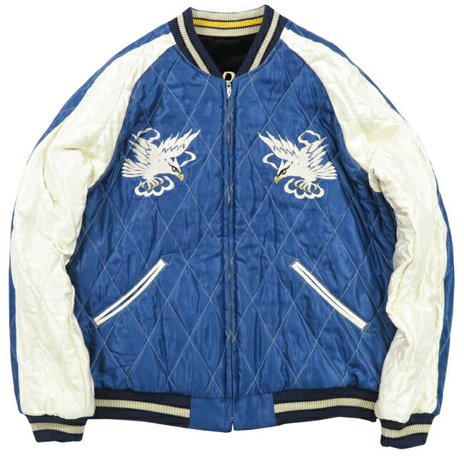 テーラー東洋 テイラー東洋 Tailor Toyo ベロア×キルト サテン スカジャン ROARING TIGER × WHITE EAGLE ジャケット 50年代中期 ベルベット 別珍 TT15544