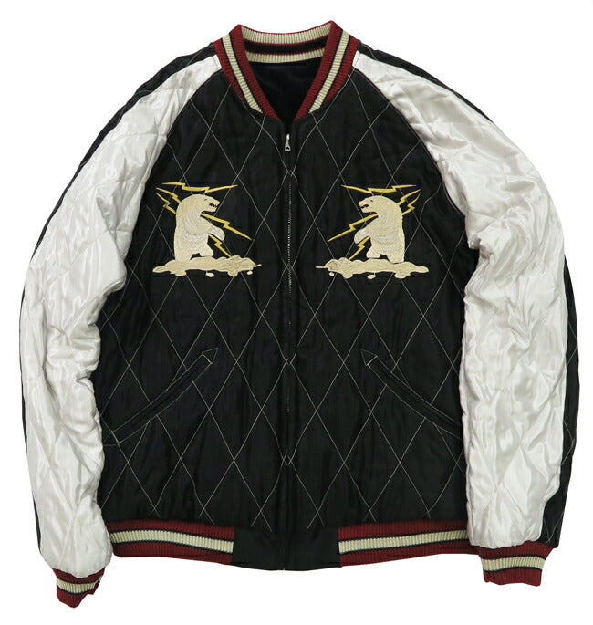 テーラー東洋 テイラー東洋 Tailor Toyo ベロア×キルト サテン スカジャン MOUNTAIN GOAT × ALASKAN FLAG ジャケット 50年代後期 ベルベット 別珍 TT15544